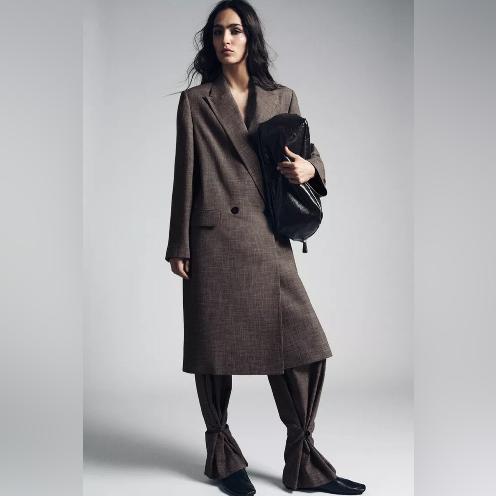 NWT ZW COLLECTION LIMITED EDITION DOUBLE-BREASTED FROCK COAT